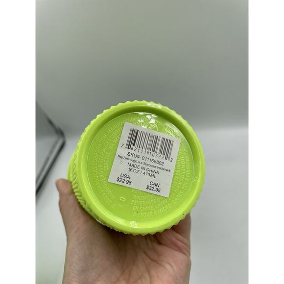 30 Years Of Studded Lime Green Dome Cold Cup 16oz Starbucks 2025 NEW W/ Tags - Picture 7 of 8